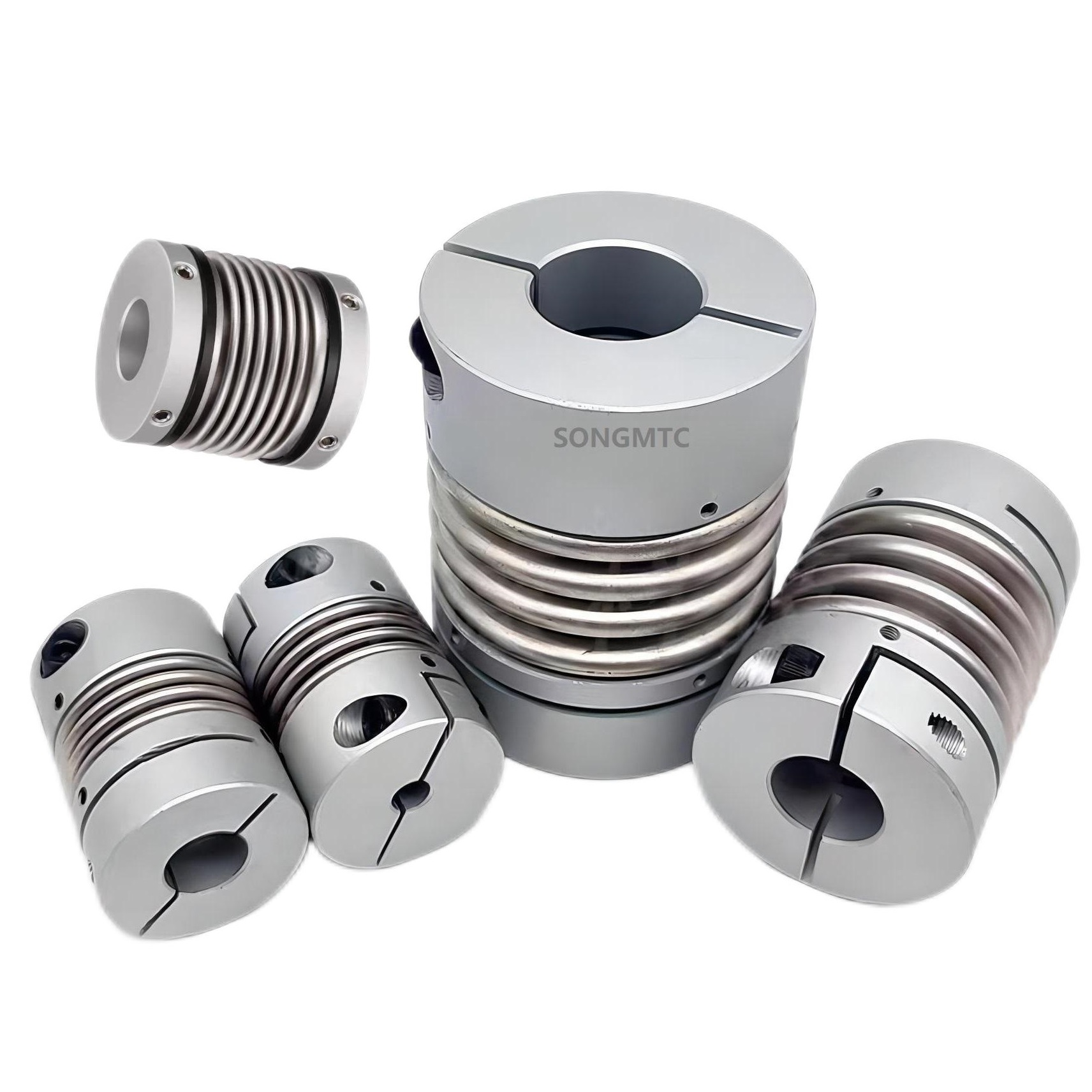波纹管联轴器LHK6-C20 轴径尺寸06-12 SONGMTC铝合金联轴器