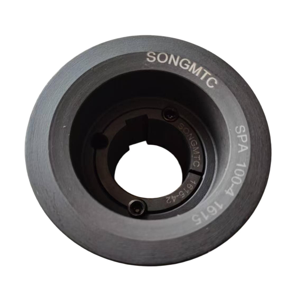 四槽 SPA 窄V带轮 节径100mm 锥套TB1615 孔径42mm SPA100-04-1615-42