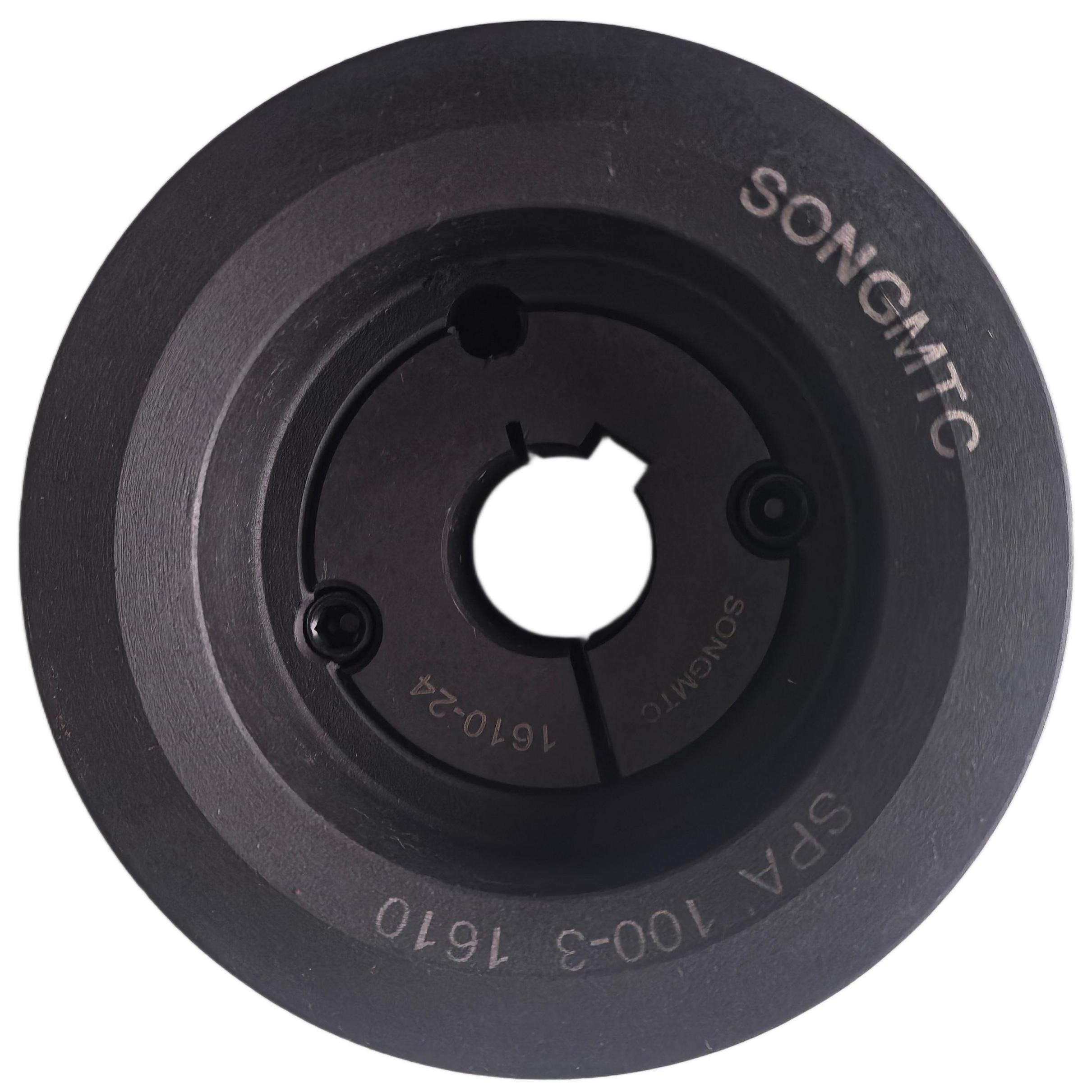 SPA100-03-1610-24TB锥套皮带轮SONGMTC铸铁三角带轮