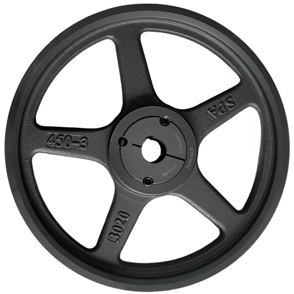 SPA450-03-3020-40锥套欧标式皮带轮SONGMTC铸铁皮带盘